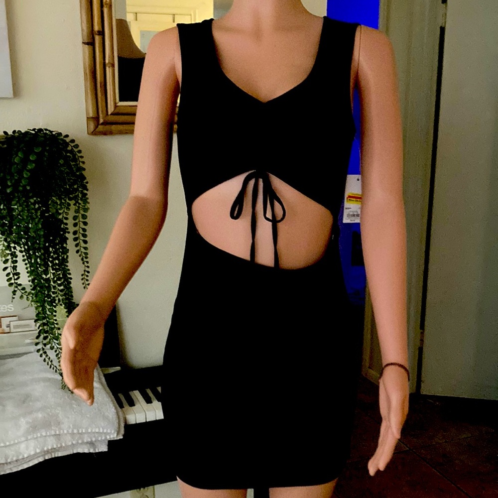Sexy black dress